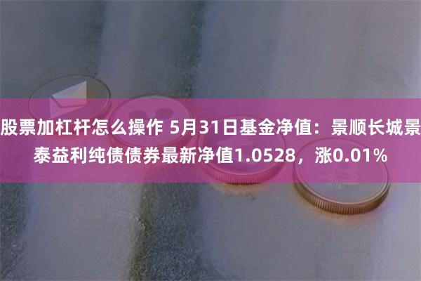 股票加杠杆怎么操作 5月31日基金净值：景顺长城景泰益利纯债债券最新净值1.0528，涨0.01%
