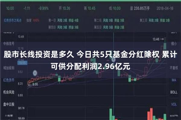 股市长线投资是多久 今日共5只基金分红除权 累计可供分配利润2.96亿元
