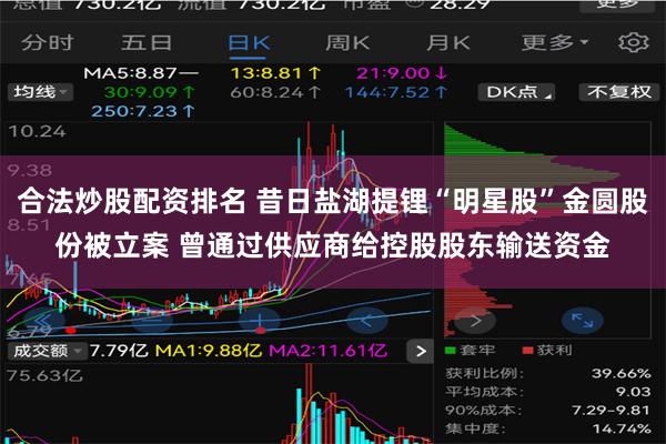 合法炒股配资排名 昔日盐湖提锂“明星股”金圆股份被立案 曾通过供应商给控股股东输送资金